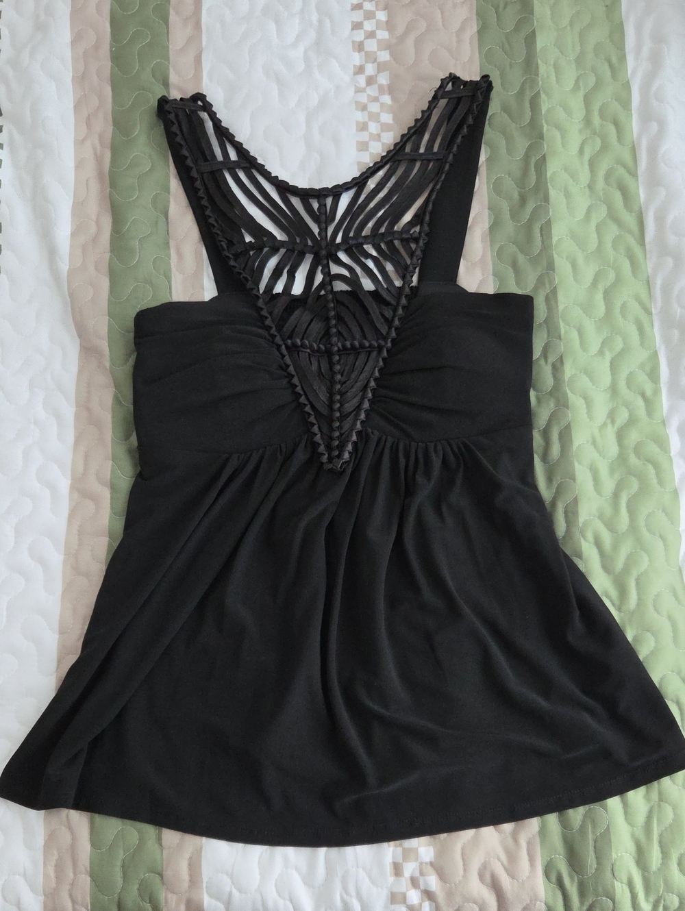 Boston Proper Black Sleevless Top